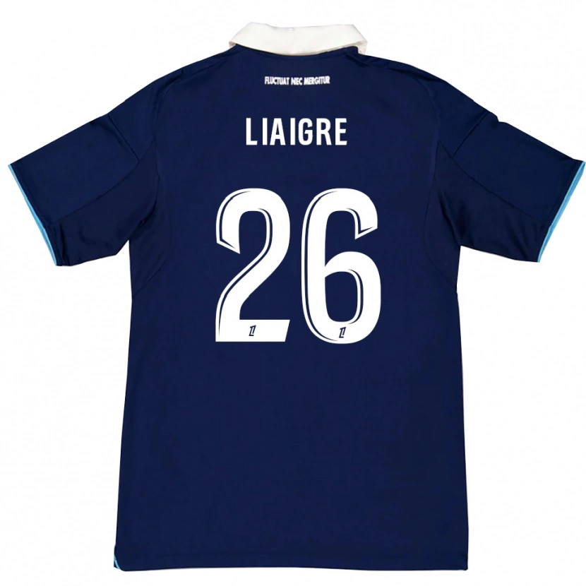Danxen Homme Maillot Fiona Liaigre #26 Bleu Foncé Blanc Tenues Domicile 2025/26 T-Shirt