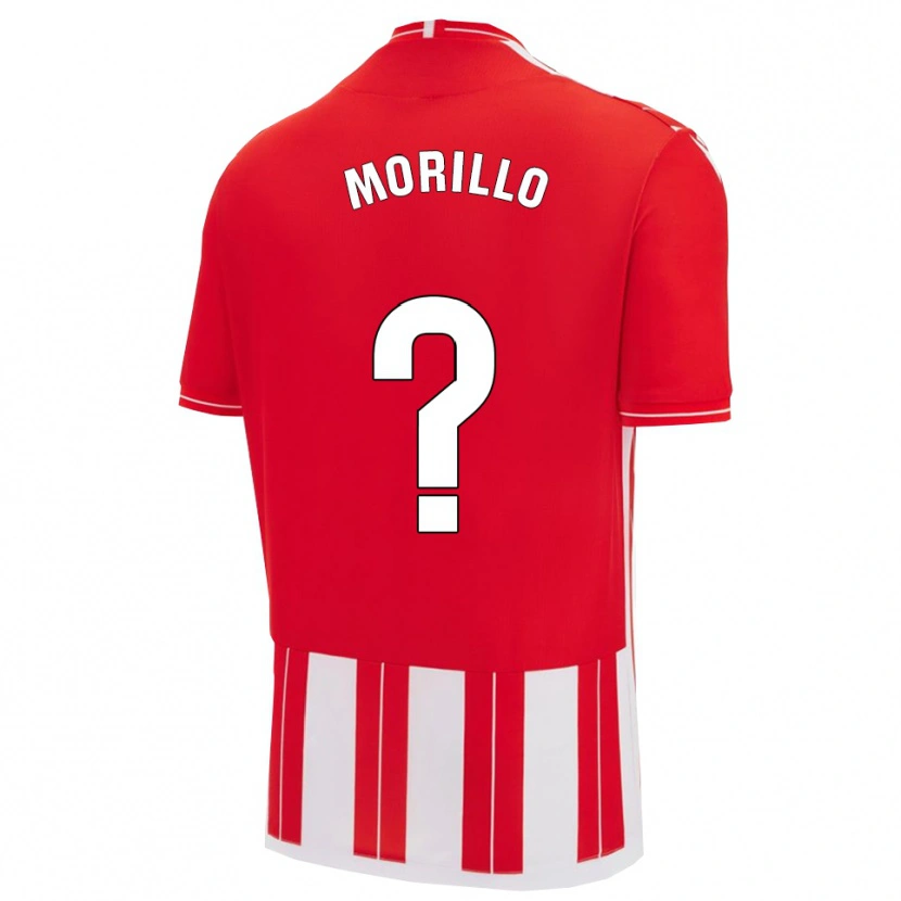 Danxen Homme Maillot Manu Morillo #0 Rouge Blanc Tenues Domicile 2025/26 T-Shirt