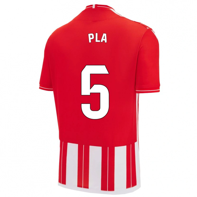 Danxen Homme Maillot Edu Pla #5 Rouge Blanc Tenues Domicile 2025/26 T-Shirt