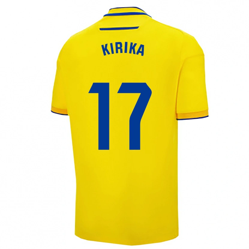 Danxen Homme Maillot Ana Ramirez Brenes #17 Jaune Marine Tenues Domicile 2025/26 T-Shirt