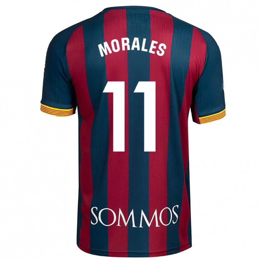 Danxen Homme Maillot Carolina Morales #11 Marine Bleu Rouge Tenues Domicile 2025/26 T-Shirt