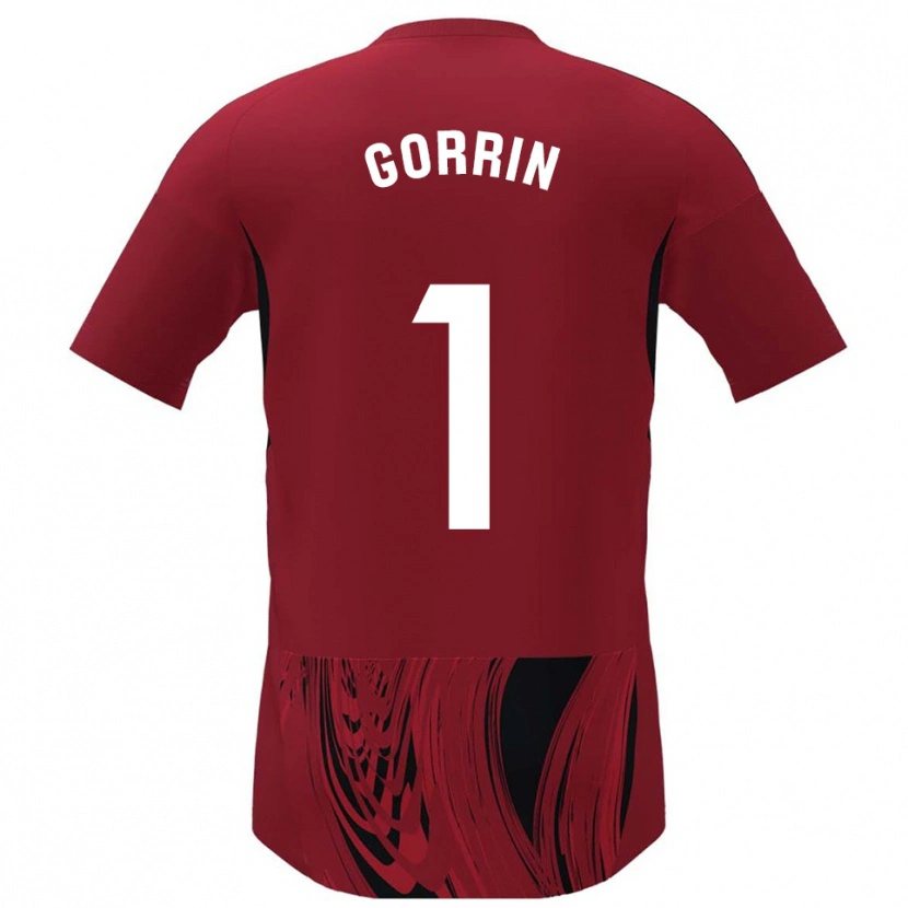 Danxen Homme Maillot Ale Gorrin #1 Rouge Noir Tenues Domicile 2025/26 T-Shirt