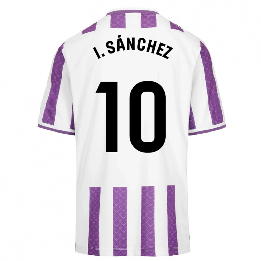 Danxen Homme Maillot Iván Sánchez #10 Violet Blanc Tenues Domicile 2025/26 T-Shirt