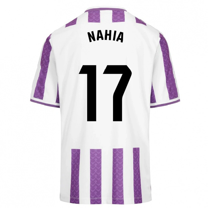 Danxen Homme Maillot Nahia Pastor Calvo #17 Violet Blanc Tenues Domicile 2025/26 T-Shirt