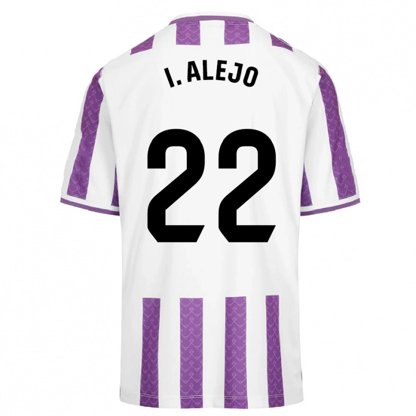 Danxen Homme Maillot Iván Alejo #22 Violet Blanc Tenues Domicile 2025/26 T-Shirt