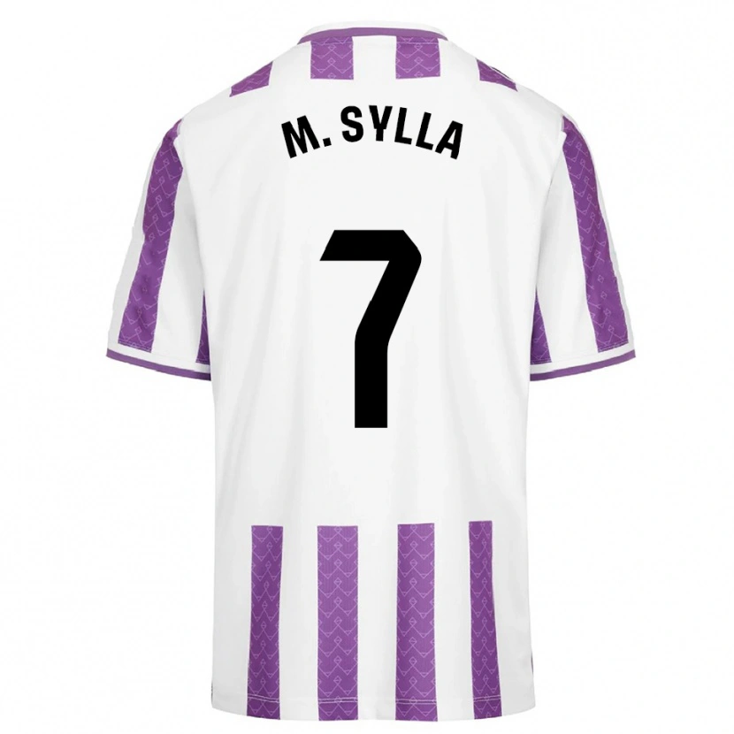 Danxen Homme Maillot Mamadou Sylla #7 Violet Blanc Tenues Domicile 2025/26 T-Shirt