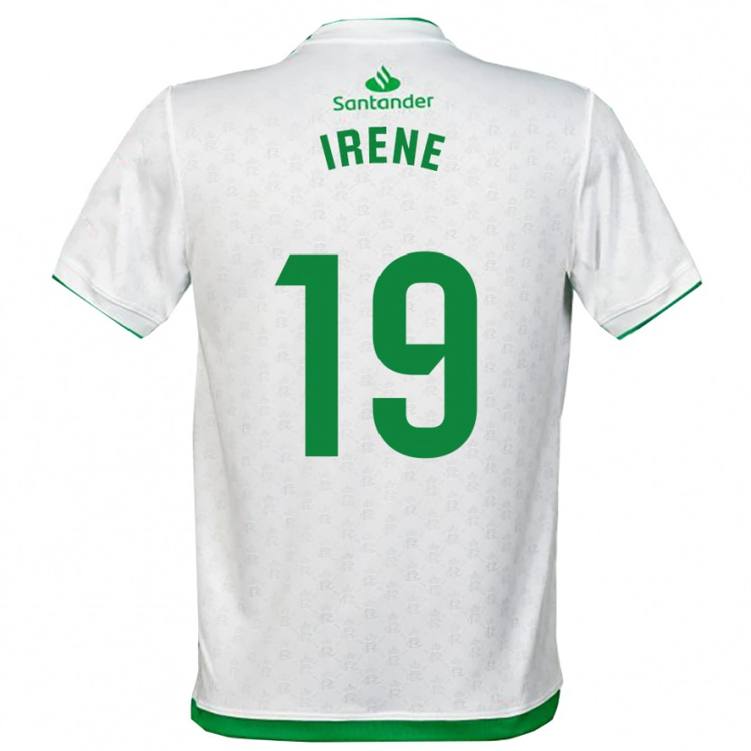 Danxen Homme Maillot Irene Canal Gómez #19 Vert Blanc Tenues Domicile 2025/26 T-Shirt
