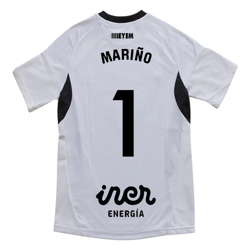 Danxen Homme Maillot Diego Mariño #1 Blanc Violet Tenues Domicile 2025/26 T-Shirt