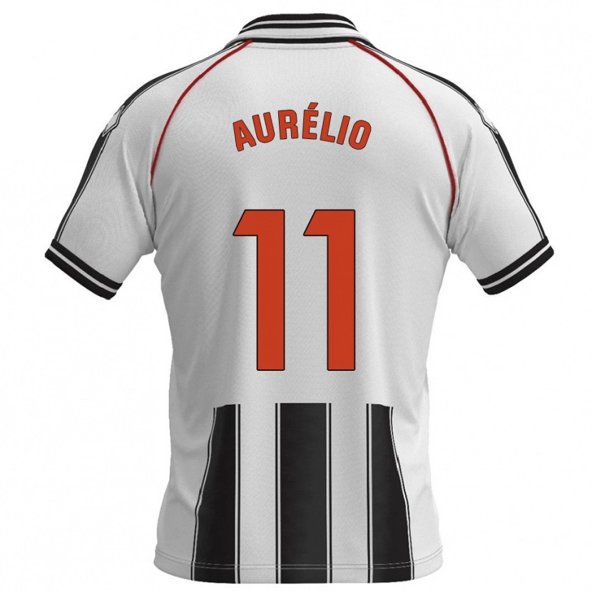 Danxen Homme Maillot Douglas Aurélio #11 Blanc Noir Tenues Domicile 2025/26 T-Shirt