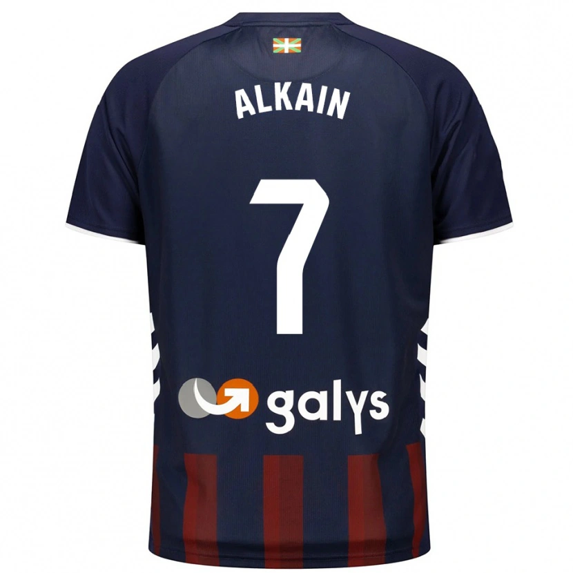 Danxen Homme Maillot Xeber Alkain #7 Marine Rouge Tenues Domicile 2025/26 T-Shirt
