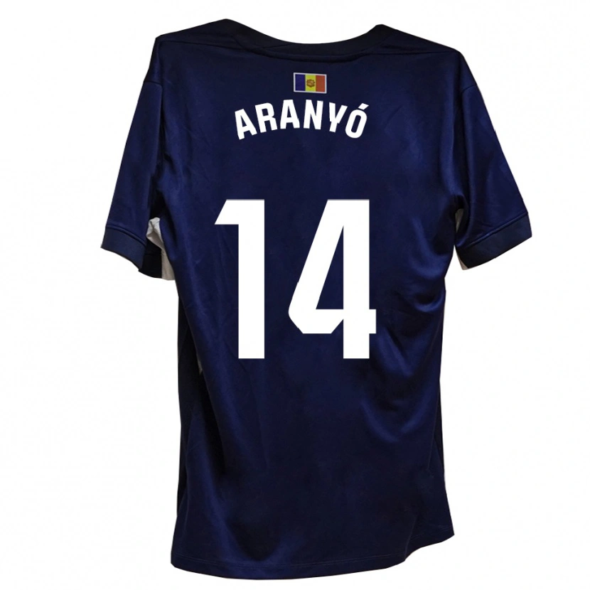 Danxen Homme Maillot Marc Aranyó #14 Bleu Marine Blanc Tenues Domicile 2025/26 T-Shirt