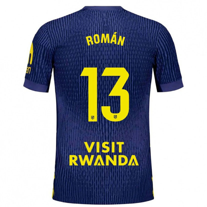 Danxen Homme Maillot Francis Holgado #13 Marine Jaune Tenues Extérieur 2025/26 T-Shirt