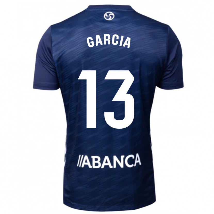 Danxen Homme Maillot Raul Garcia #13 Marine Blanc Tenues Extérieur 2025/26 T-Shirt