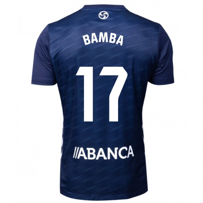 Danxen Homme Maillot Jonathan Bamba #17 Marine Blanc Tenues Extérieur 2025/26 T-Shirt