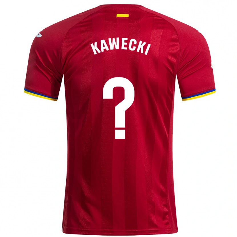 Danxen Homme Maillot Luis Kawecki #0 Rouge Jaune Bleu Tenues Extérieur 2025/26 T-Shirt