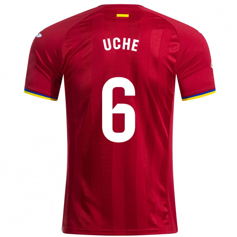 Danxen Homme Maillot Christantus Uche #6 Rouge Jaune Bleu Tenues Extérieur 2025/26 T-Shirt