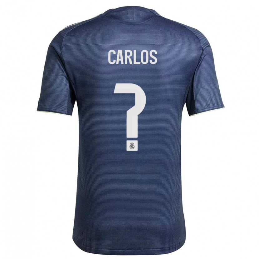 Danxen Homme Maillot Carlos Sánchez #0 Marine Argent Tenues Extérieur 2025/26 T-Shirt