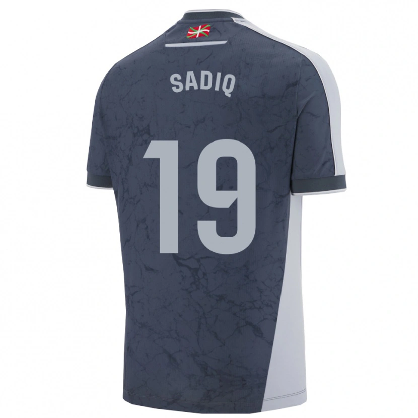 Danxen Homme Maillot Umar Sadiq #19 Bleu Foncé Blanc Tenues Extérieur 2025/26 T-Shirt
