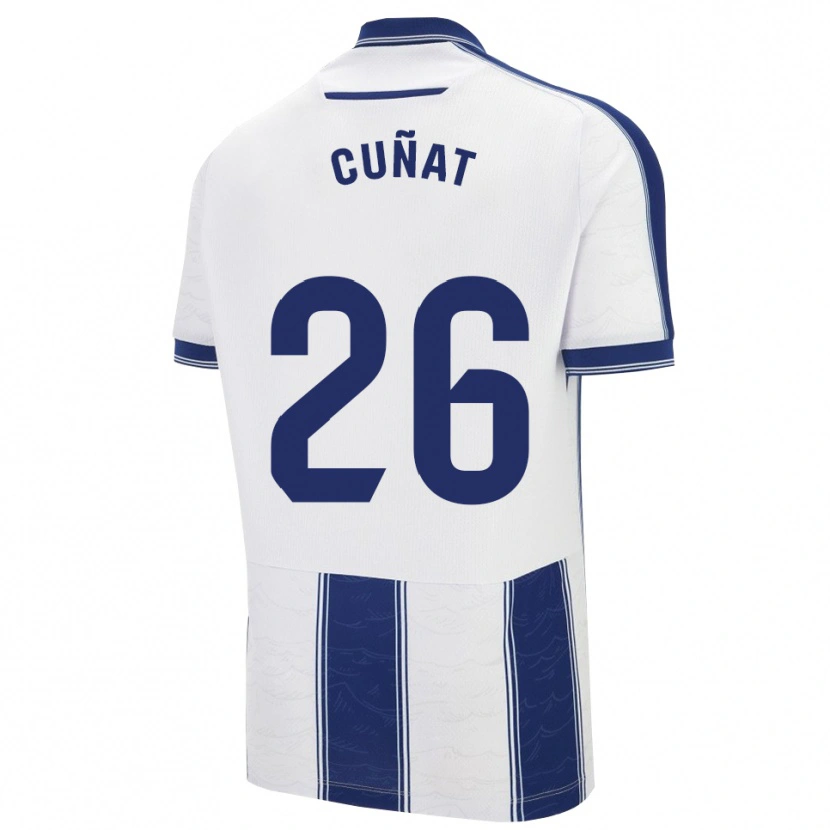 Danxen Homme Maillot Pablo Campos #26 Marine Blanc Tenues Extérieur 2025/26 T-Shirt