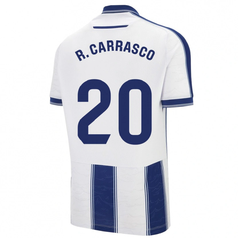 Danxen Homme Maillot Raiderlin Carrasco #20 Marine Blanc Tenues Extérieur 2025/26 T-Shirt
