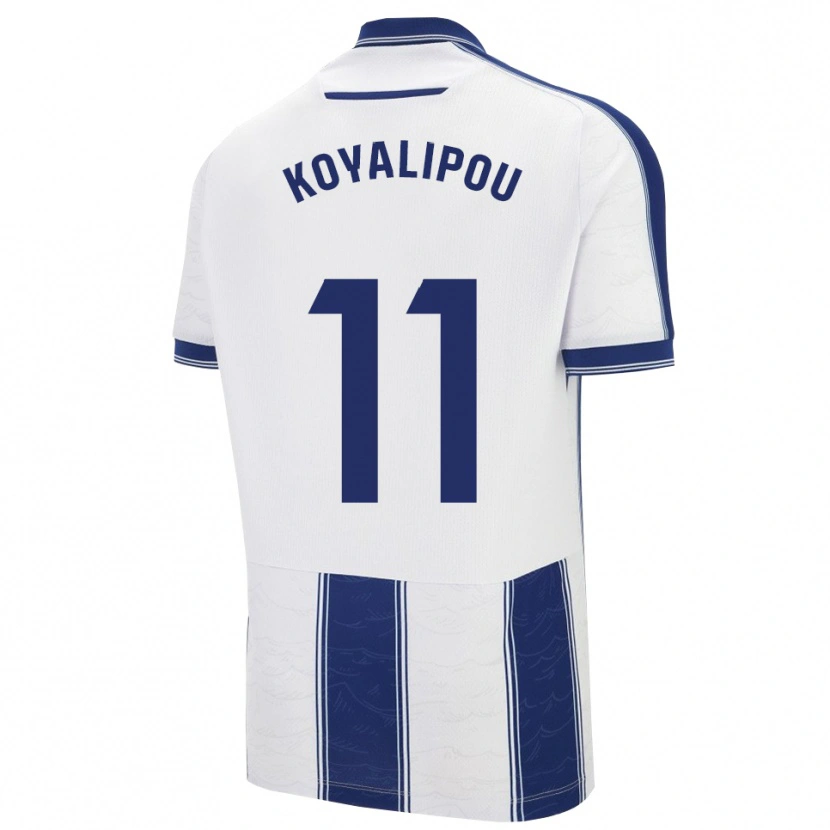Danxen Homme Maillot Goduine Koyalipou #11 Marine Blanc Tenues Extérieur 2025/26 T-Shirt