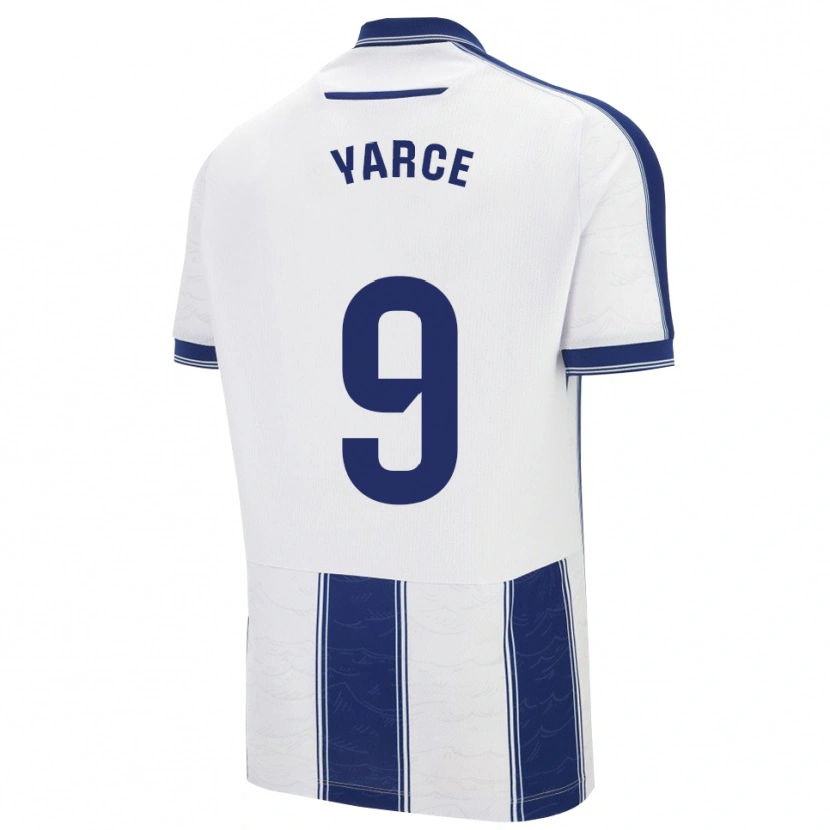 Danxen Homme Maillot Brandon Yarce #9 Marine Blanc Tenues Extérieur 2025/26 T-Shirt