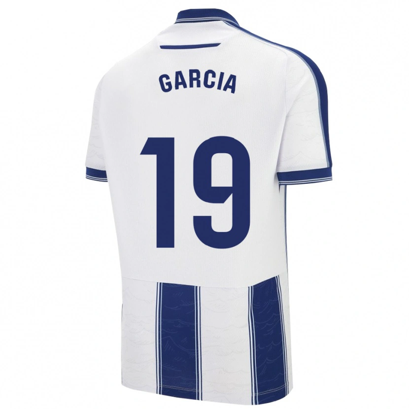 Danxen Homme Maillot Dani García #19 Marine Blanc Tenues Extérieur 2025/26 T-Shirt