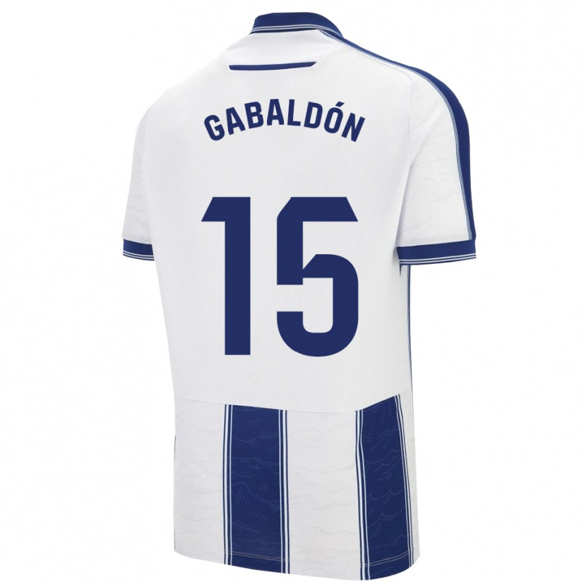 Danxen Homme Maillot María Gabaldón #15 Marine Blanc Tenues Extérieur 2025/26 T-Shirt