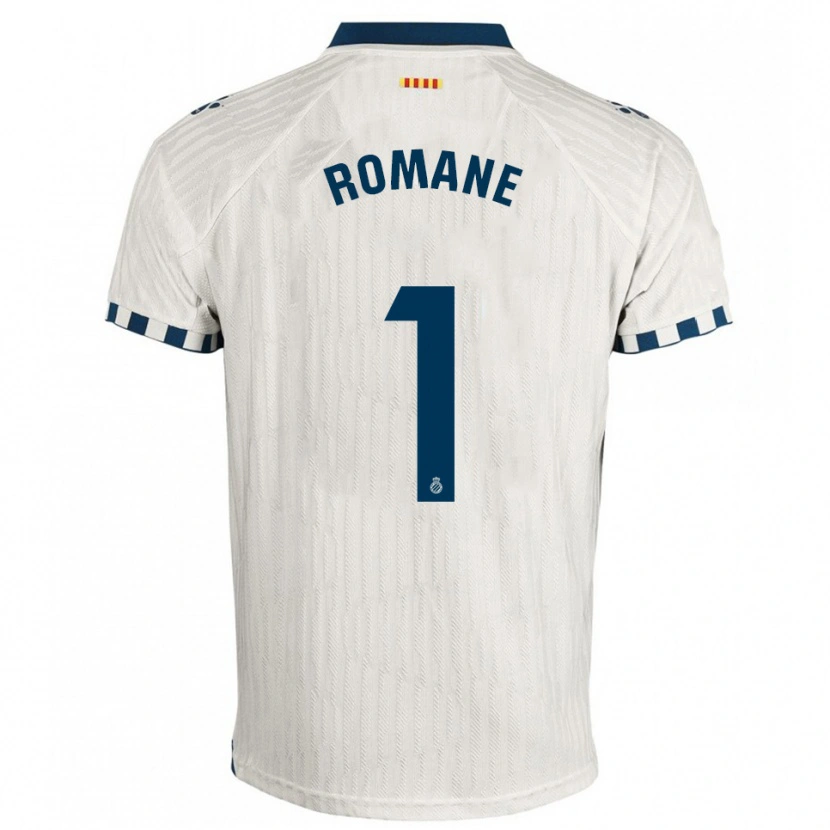 Danxen Homme Maillot Romane Salvador #1 Blanc Bleu Tenues Extérieur 2025/26 T-Shirt