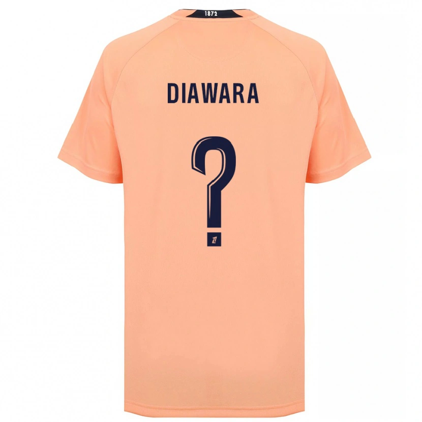 Danxen Homme Maillot Djimin Diawara #0 Orange Bleu Marine Tenues Extérieur 2025/26 T-Shirt