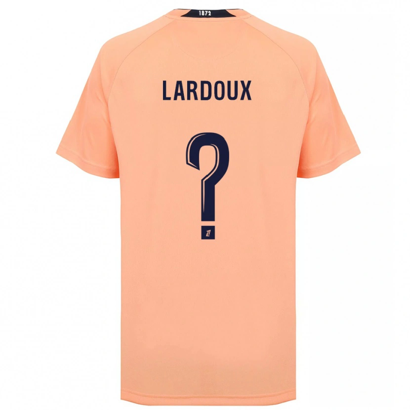 Danxen Homme Maillot Raphaël Lardoux #0 Orange Bleu Marine Tenues Extérieur 2025/26 T-Shirt