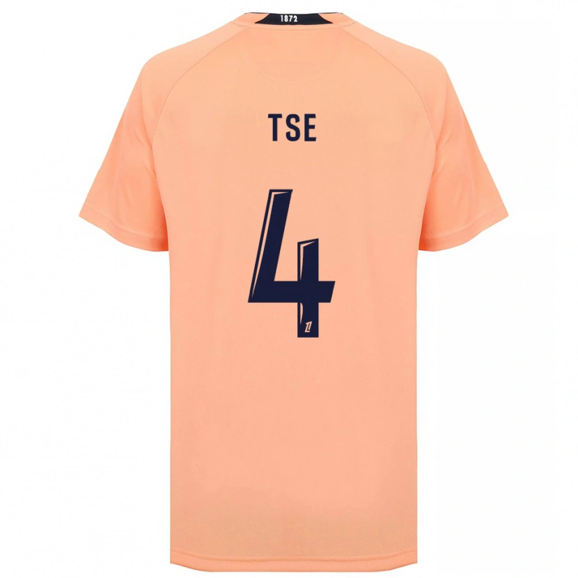 Danxen Homme Maillot Élisabeth Tsé #4 Orange Bleu Marine Tenues Extérieur 2025/26 T-Shirt