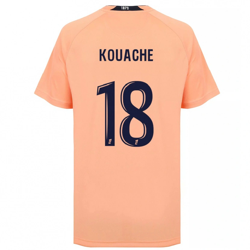 Danxen Homme Maillot Éva Kouache #18 Orange Bleu Marine Tenues Extérieur 2025/26 T-Shirt