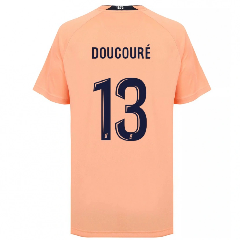 Danxen Homme Maillot Fodé Doucouré #13 Orange Bleu Marine Tenues Extérieur 2025/26 T-Shirt