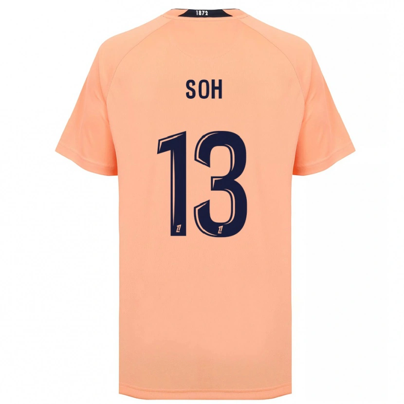 Danxen Homme Maillot Yanis Soh #13 Orange Bleu Marine Tenues Extérieur 2025/26 T-Shirt