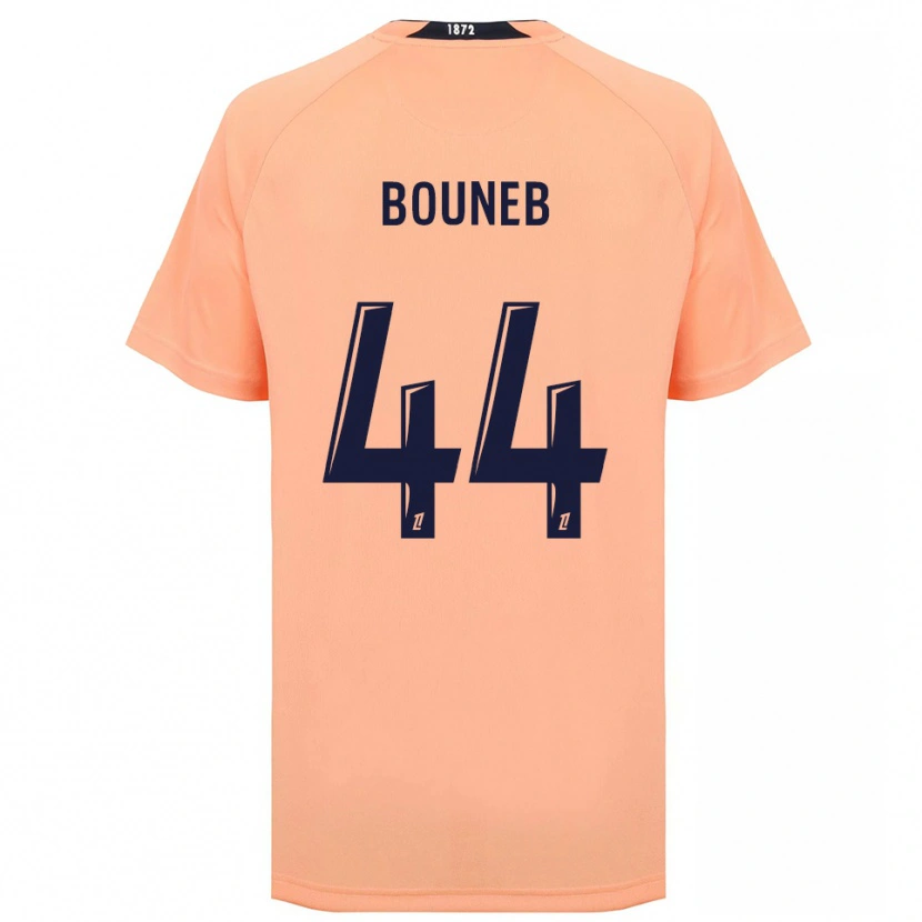 Danxen Homme Maillot Ismaïl Bouneb #44 Orange Bleu Marine Tenues Extérieur 2025/26 T-Shirt