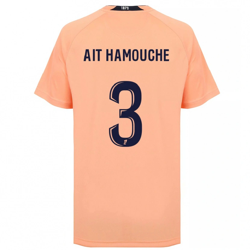 Danxen Homme Maillot Massyl Ait Hamouche #3 Orange Bleu Marine Tenues Extérieur 2025/26 T-Shirt