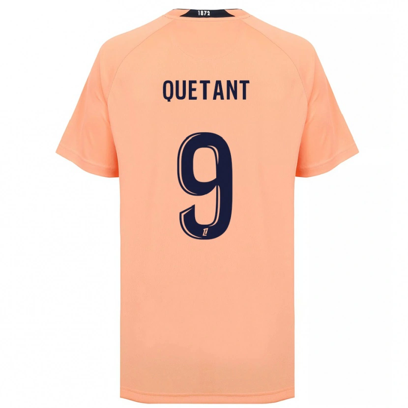 Danxen Homme Maillot Kenny Quetant #9 Orange Bleu Marine Tenues Extérieur 2025/26 T-Shirt