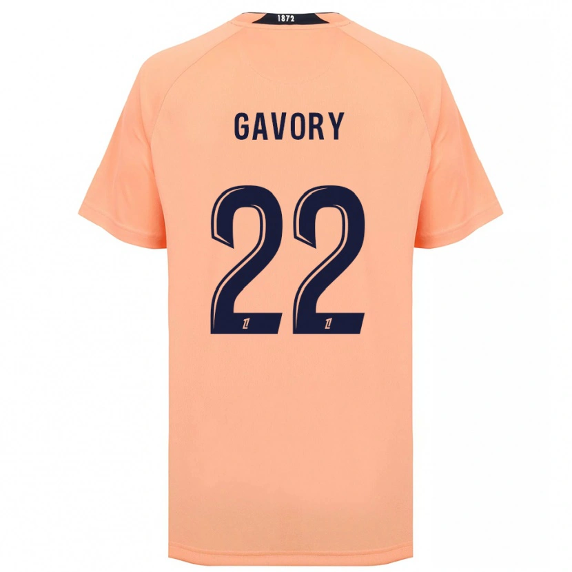 Danxen Homme Maillot Christy Gavory #22 Orange Bleu Marine Tenues Extérieur 2025/26 T-Shirt