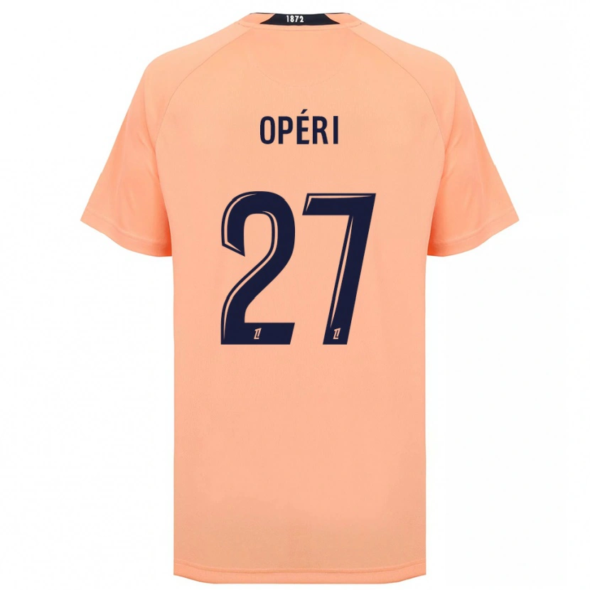 Danxen Homme Maillot Christopher Operi #27 Orange Bleu Marine Tenues Extérieur 2025/26 T-Shirt