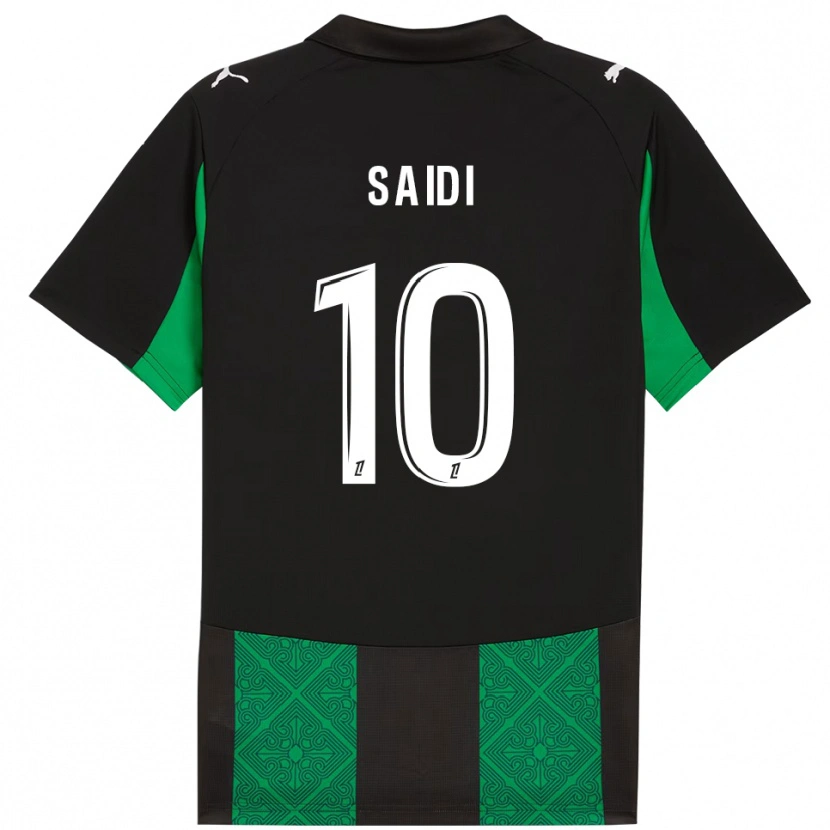 Danxen Homme Maillot Kahissa Saïdi Muscara #10 Noir Vert Tenues Extérieur 2025/26 T-Shirt