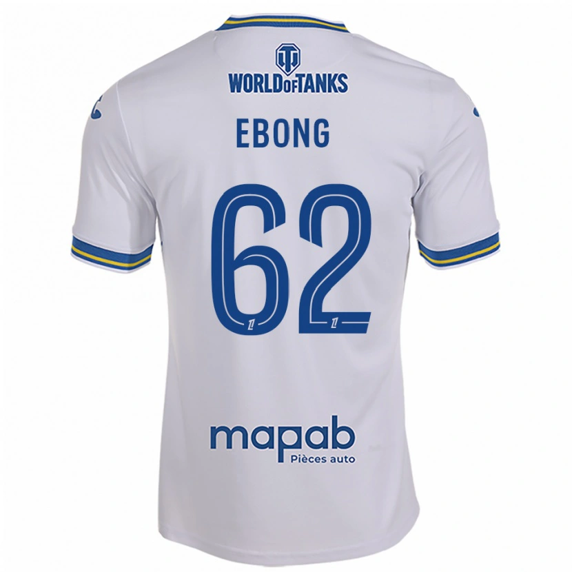Danxen Homme Maillot Arthur Avom #62 Blanc Bleu Ciel Tenues Extérieur 2025/26 T-Shirt
