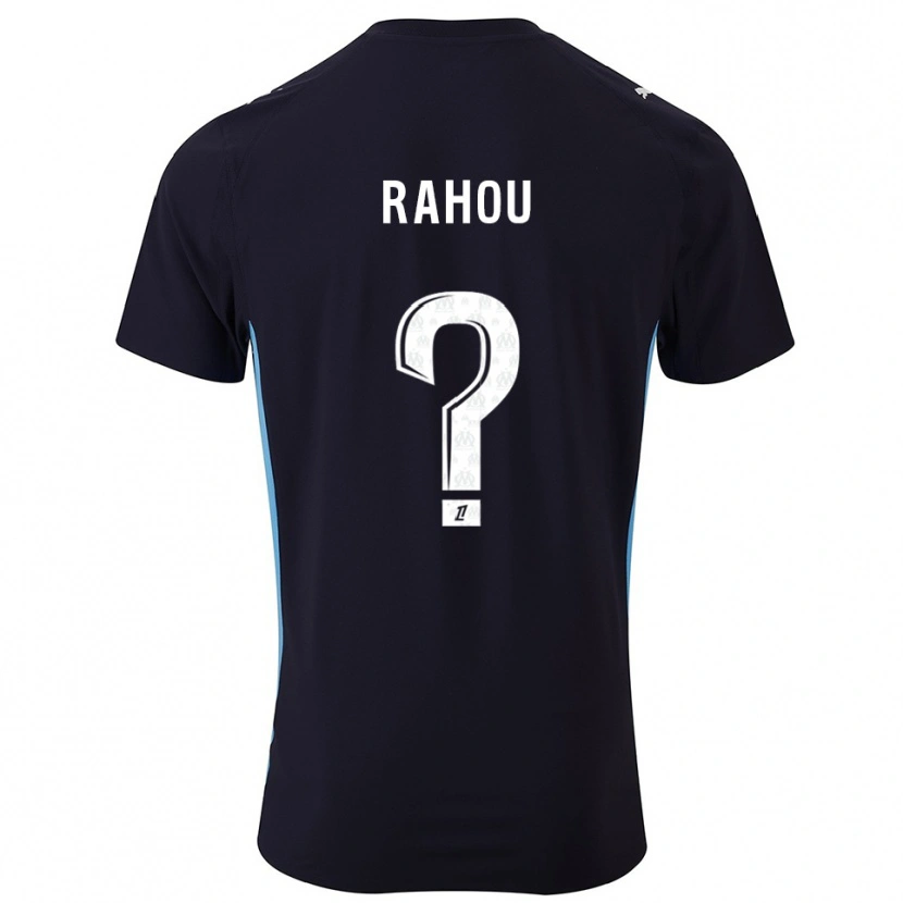 Danxen Homme Maillot Jores Rahou #0 Noir Bleu Ciel Tenues Extérieur 2025/26 T-Shirt