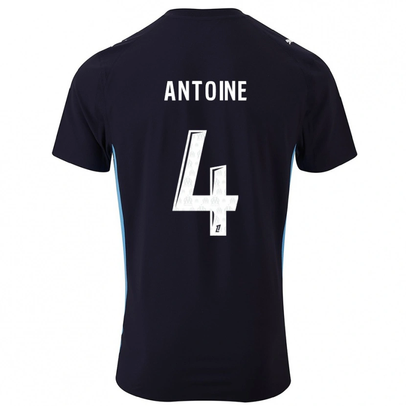 Danxen Homme Maillot Maud Antoine #4 Noir Bleu Ciel Tenues Extérieur 2025/26 T-Shirt