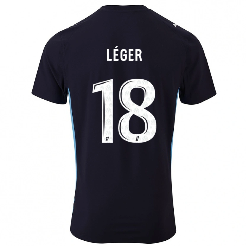 Danxen Homme Maillot Marie-Charlotte Léger #18 Noir Bleu Ciel Tenues Extérieur 2025/26 T-Shirt