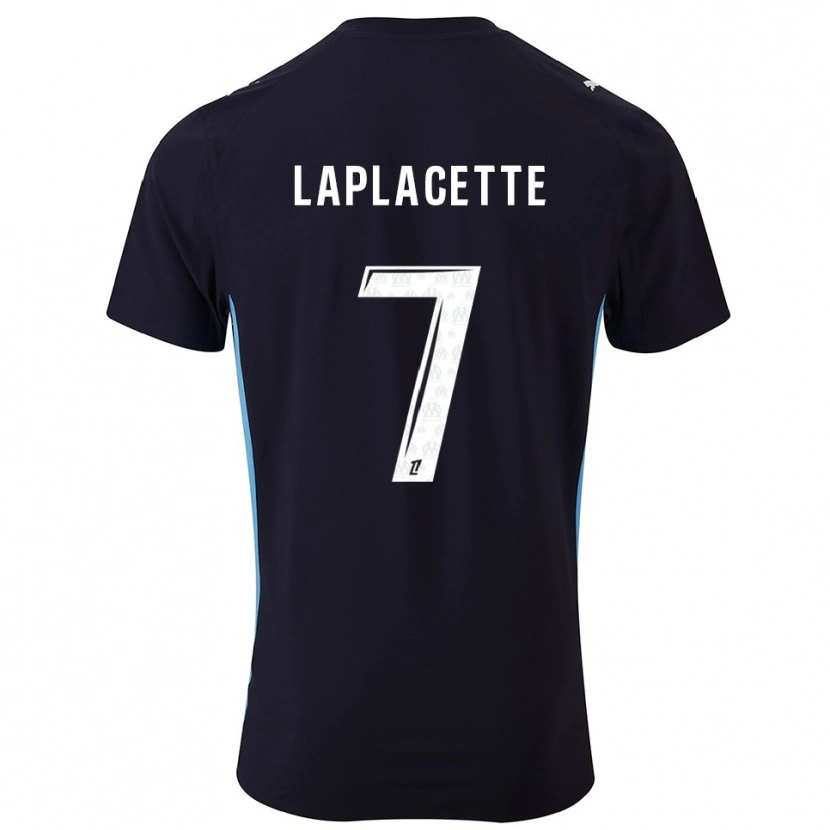 Danxen Homme Maillot Tess Laplacette #7 Noir Bleu Ciel Tenues Extérieur 2025/26 T-Shirt