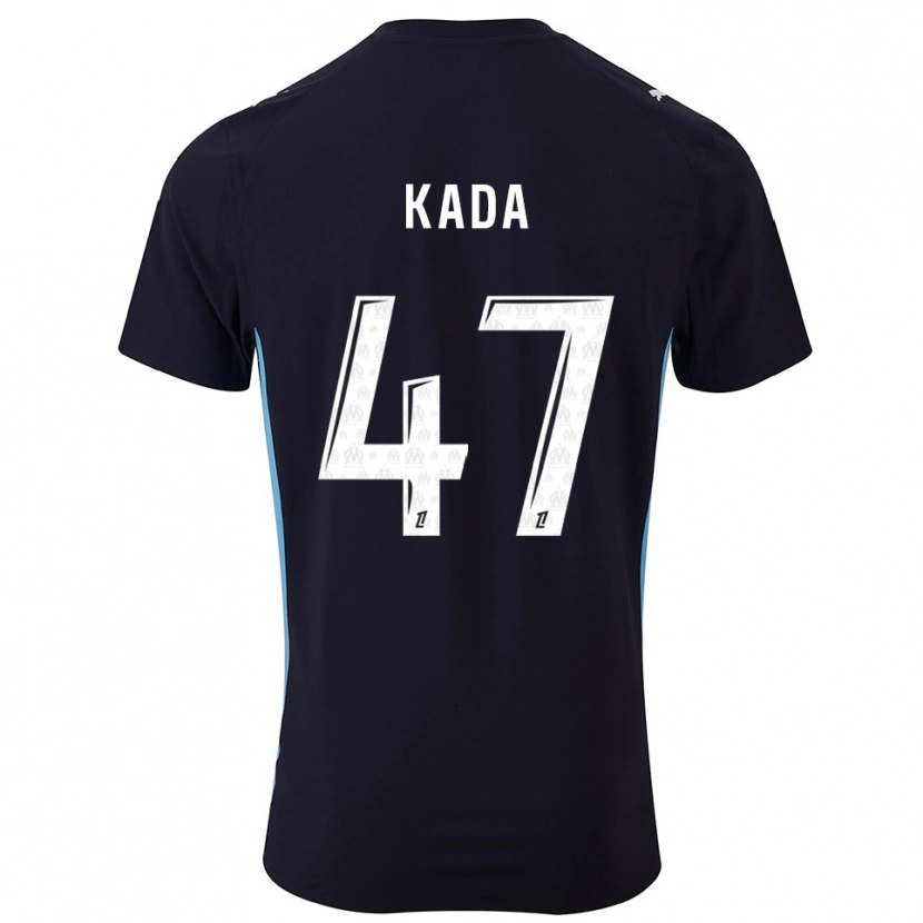 Danxen Homme Maillot Joakim Kada #47 Noir Bleu Ciel Tenues Extérieur 2025/26 T-Shirt