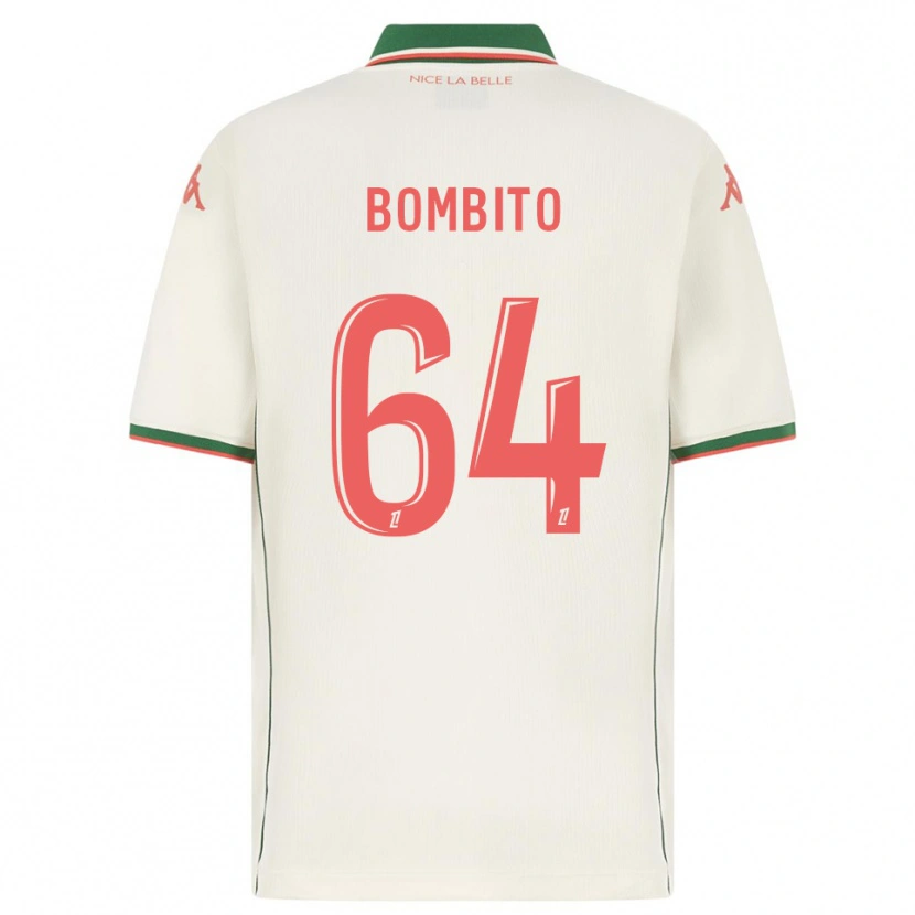 Danxen Homme Maillot Moïse Bombito #64 Blanc Vert Tenues Extérieur 2025/26 T-Shirt