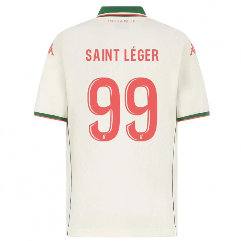 Danxen Homme Maillot Maureen Saint Léger #99 Blanc Vert Tenues Extérieur 2025/26 T-Shirt