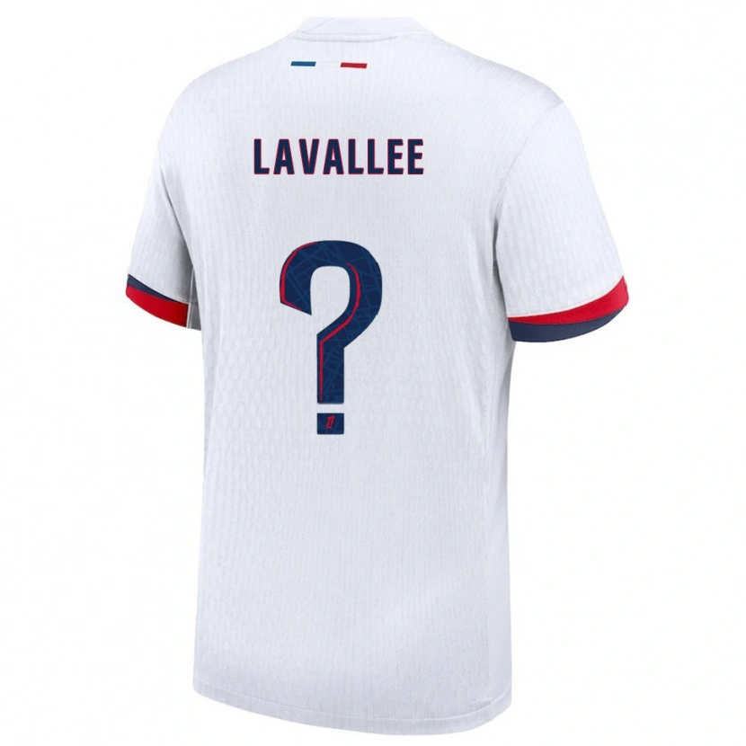 Danxen Homme Maillot Lucas Lavallee #0 Blanc Rouge Tenues Extérieur 2025/26 T-Shirt
